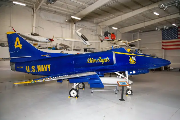 A-4 Skyhawk Blue Angels Jet